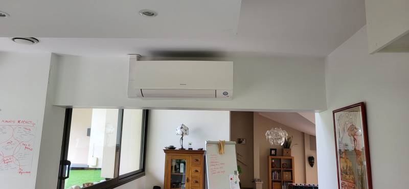 Réalisation : Installation Pompe Chaleur Air-Air Prevessin Moens