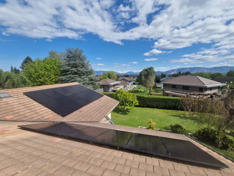 Réalisation : Installation de Panneaux Photovoltaïques Prevessin Moens