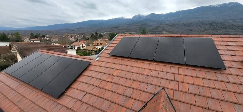 Réalisation : Installation de Panneaux Photovoltaïques Thoiry proche de Saint Genis Pouilly